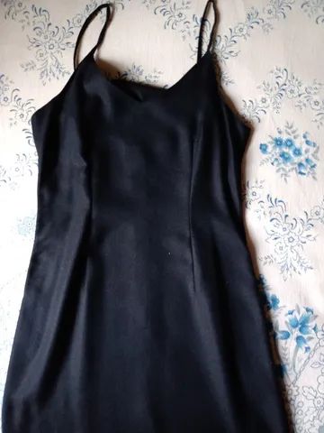 Vestido preto comprimento midi, tamanho P - Foto 5