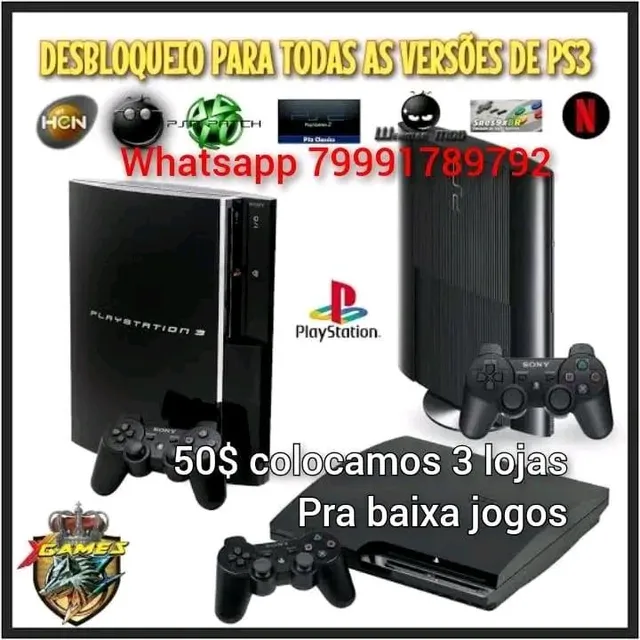 Ps3 - 3.000 Jogos Super Pacote - Playstation - DFG