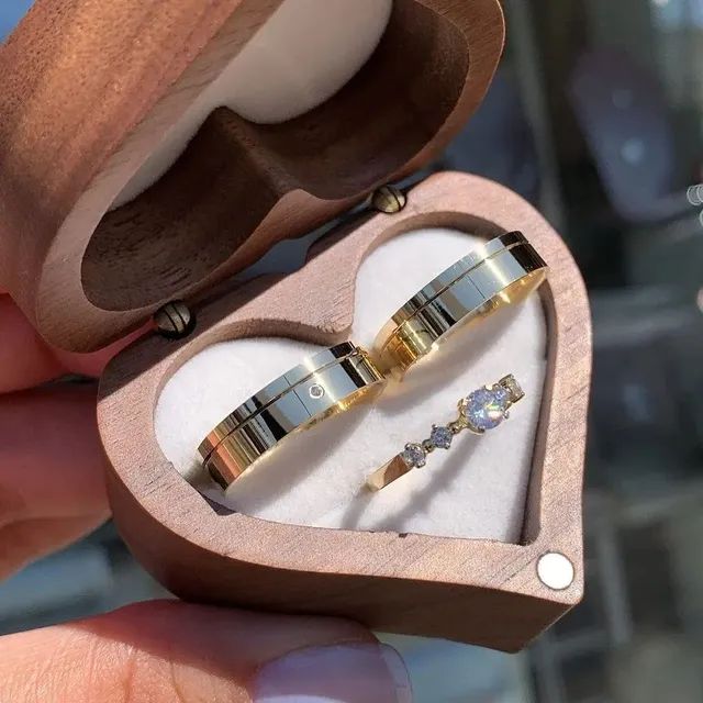 PAR DE ALIANÇAS COMPROMISSO  - Foto 2