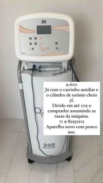 APARELHO DE OZÔNIO/ ESTÉTICA/ ODONTOLÓGICO 