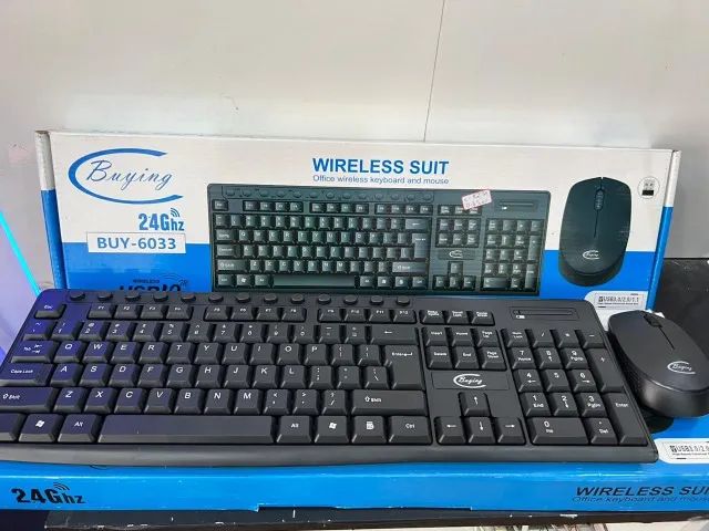 KIT Teclado + Mouse BUY-6033 Sem fio Wireless ABNT/ Buying 2.4Ghz - Foto 2