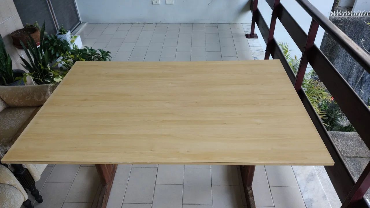 Mesa retangular de madeira, 06 lugares. - Foto 5