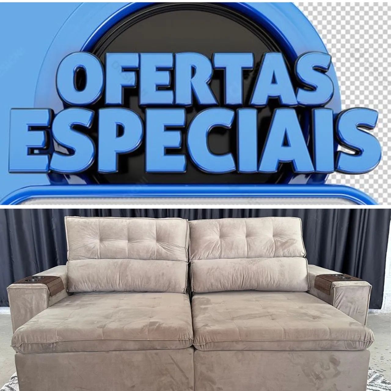 Ofertas especial de sofá retrátil 2,30m