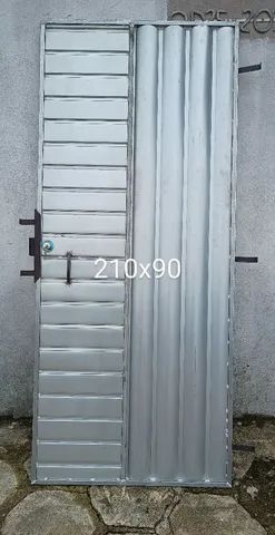 Portão novo GALVANIZADO de 210x90