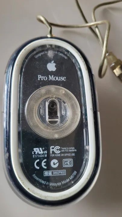 Mouse antigo Apple preto - Foto 2