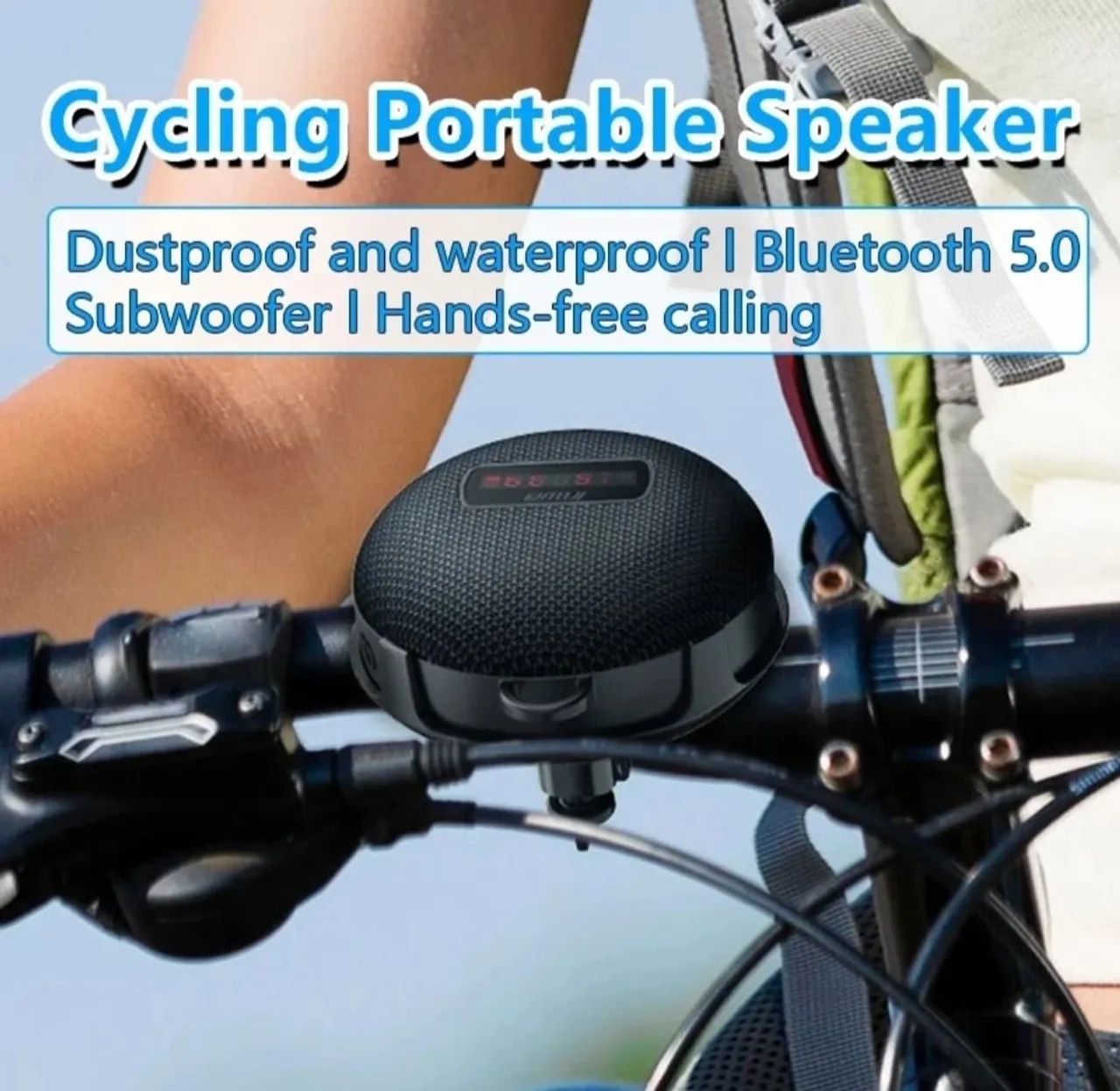 Caixa de Som Bluetooth 8W RMS, para Moto ou Bike. - Foto 5