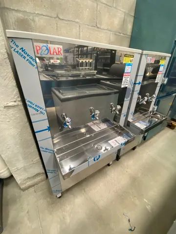 BEBEDOURO 100 LITROS 3 TORNEIRAS INOX - POLAR 