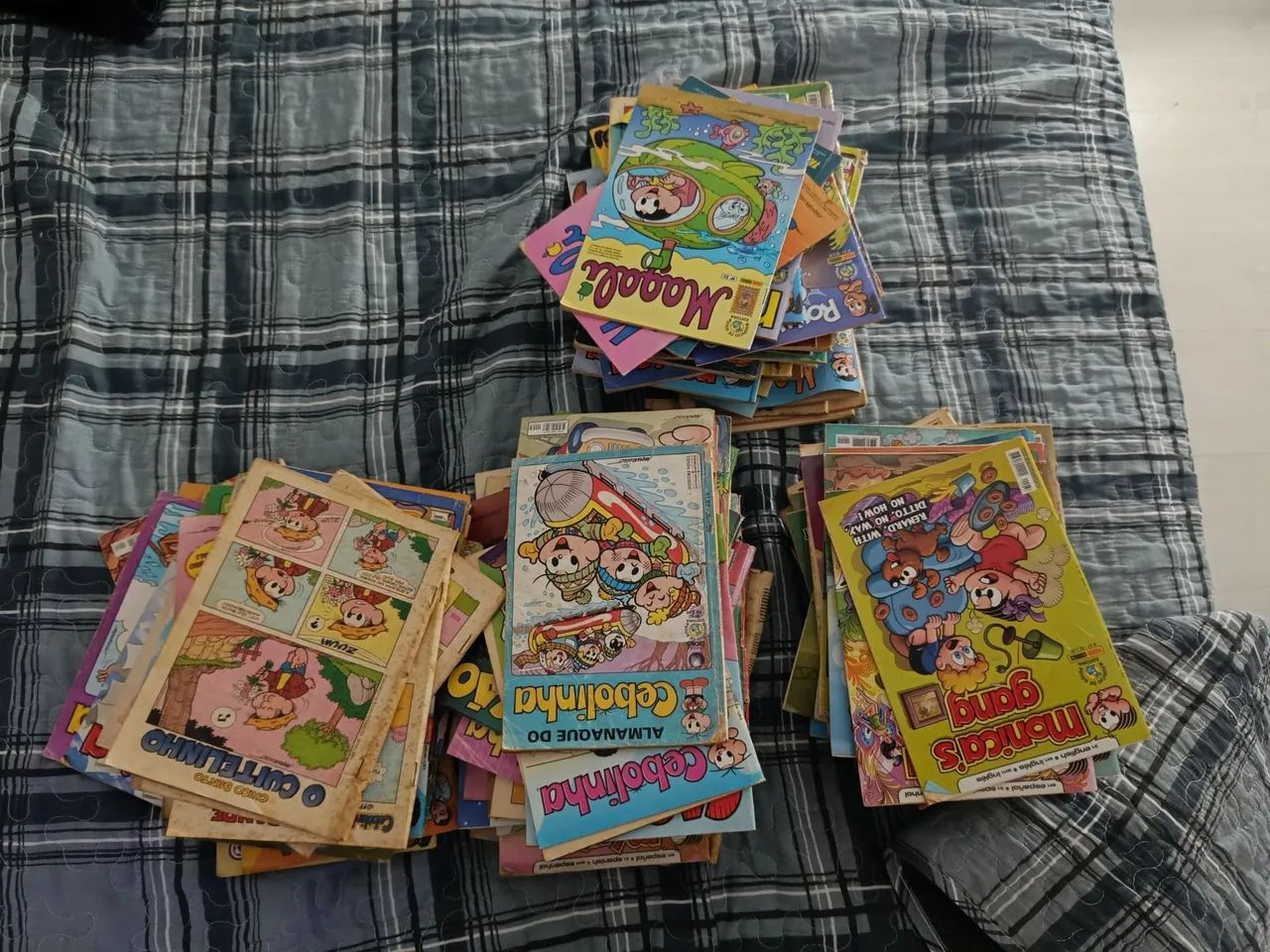 123 revistas, turma da Monica, Chico bento e Ronaldinho