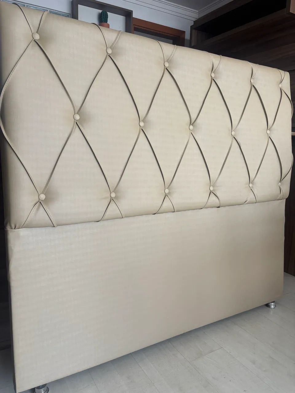 Cabeceira cama de casal box Ortobom