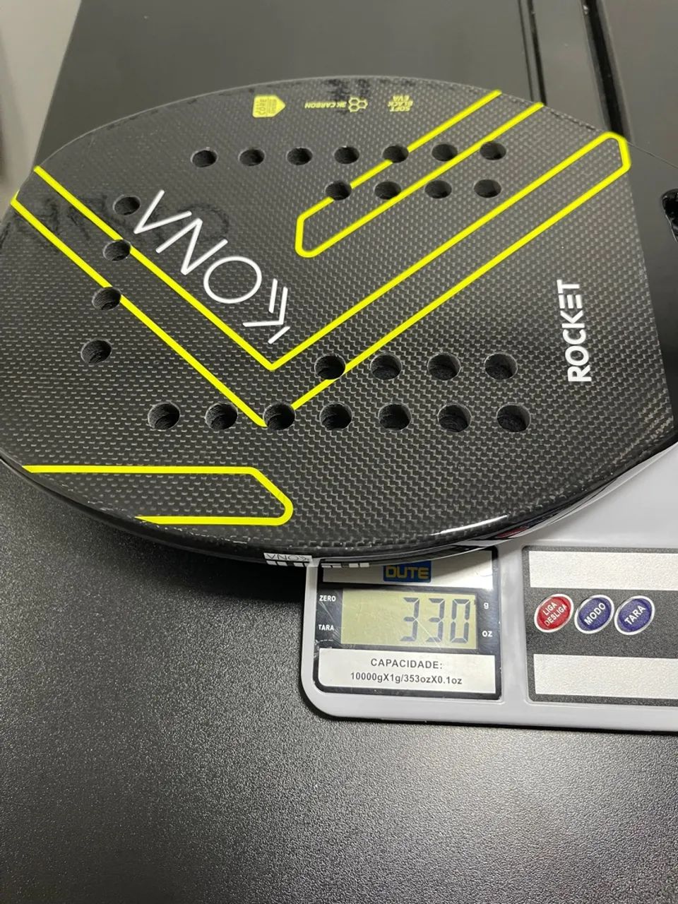 Raquete de Beach Tennis Kona Rocket Carbono 3k Nova Fortaleza  - Foto 2