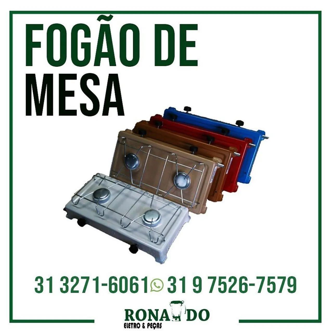 Fogão de Mesa Compacto e Eficiente