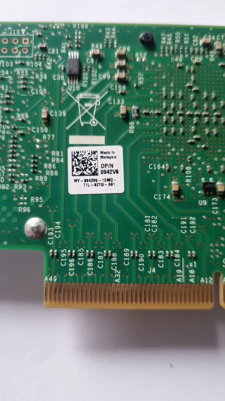 12 placa de rede Dell x520-da2 10gb sfp - Foto 2