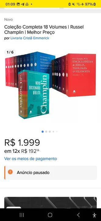 Antigo e o novo Testamento Interpretados- 10 Volumes - Foto 2