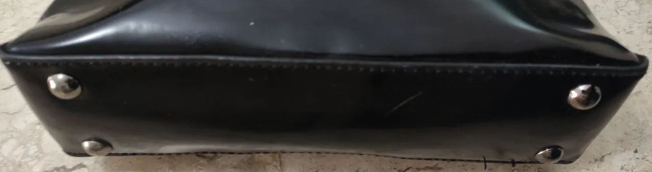 Bolsa de mão preta elegante - Foto 4