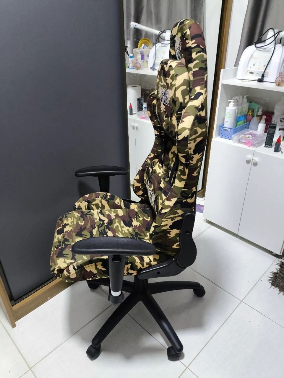 Cadeira Gamer Red Nose Camuflada - Foto 5