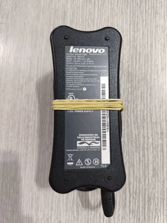 Carregador Lenovo Original Mod. PA-1650 52LC 19V 3,42A