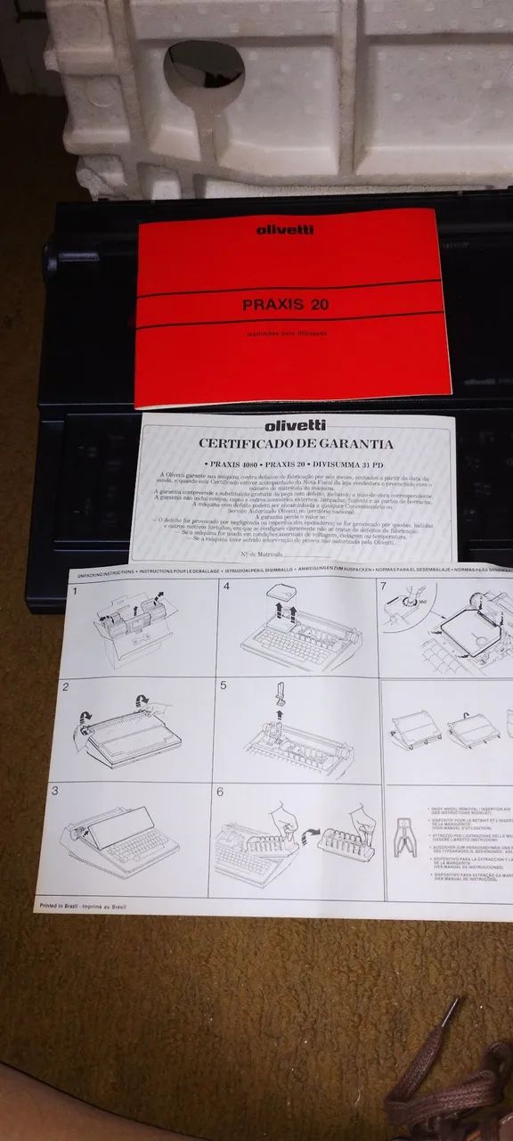 Raridade máquina Olivetti eletrônica nova  - Foto 3