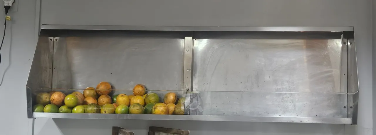 Fruteira de Parede em Inox