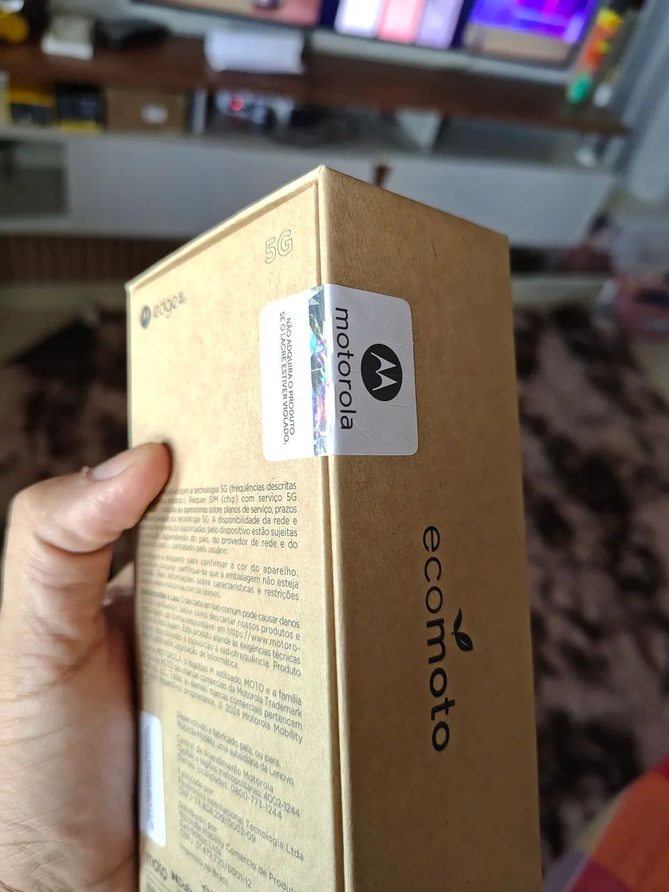 MOTOROLA EDGE 50 PRO, NOVO CAIXA LACRADA, NOTA E GARANTIA DE 1 ANO  - Foto 2