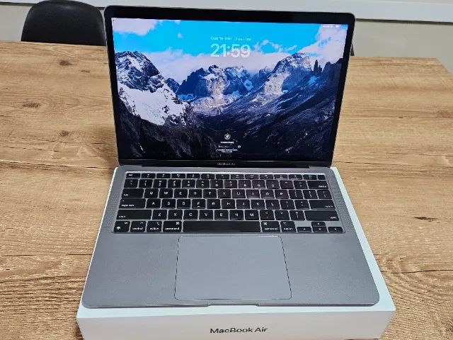 Macbook Air M1 - 16 GB RAM e 512 Gb SSD + Caixa Original + Macbook Air M1 - 16 GB RAM e 512 Gb SSD + Caixa Original +