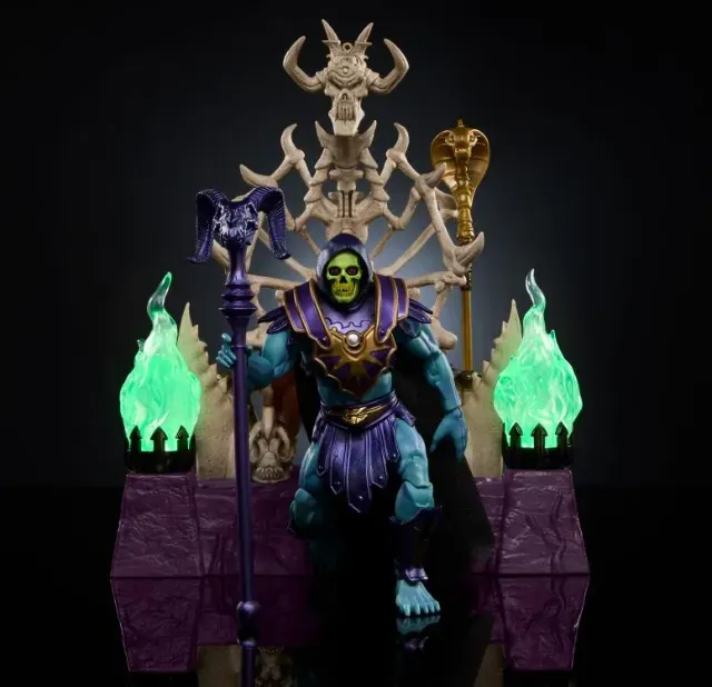 Masters of the Universe Masterverse Skeletor with Havoc Throne Trono Esqueleto