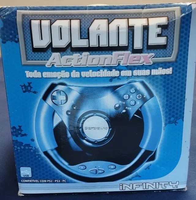 Volante ActionFlex Infinity de PS2, PS3 e PC - Foto 3
