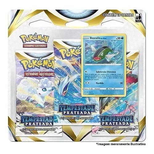 Blister Triplo Tempestade Prateada Pokémon TCG