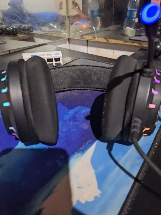 Teclado Gamer RGB WARRIOR e fone  - Foto 3