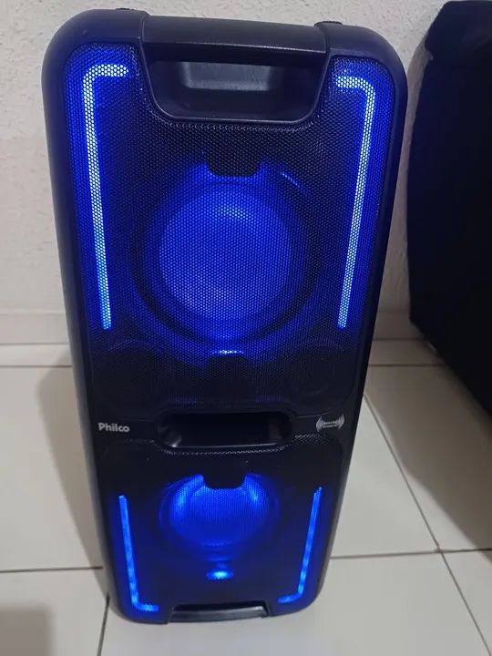Caixa de Som Philco com Bluetooth e LED