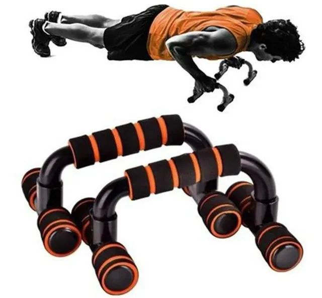 Kit Barra Flexão + Corda + Elástico Extensor Treino em Casa - Foto 4