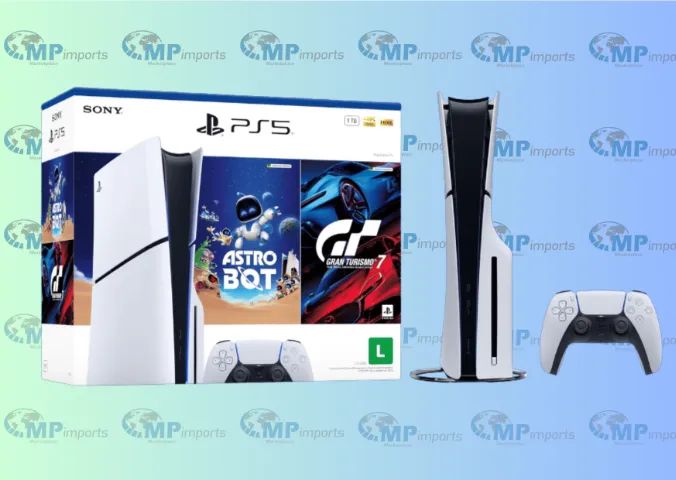 Loja MP Imports: Console Playstation 5 Slim - Midia Fisica Pacote ASTRO BOT e Gran Turismo - Foto 2