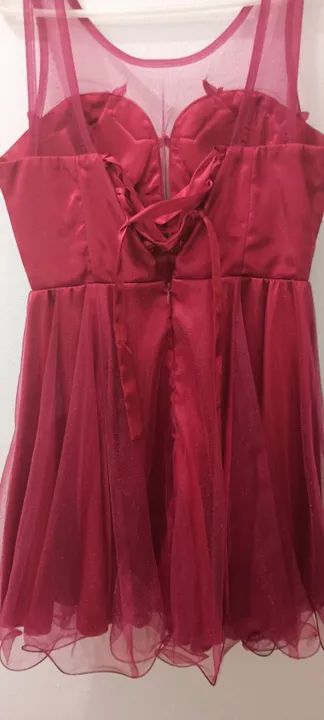 Vestido de renda vermelho - Foto 2