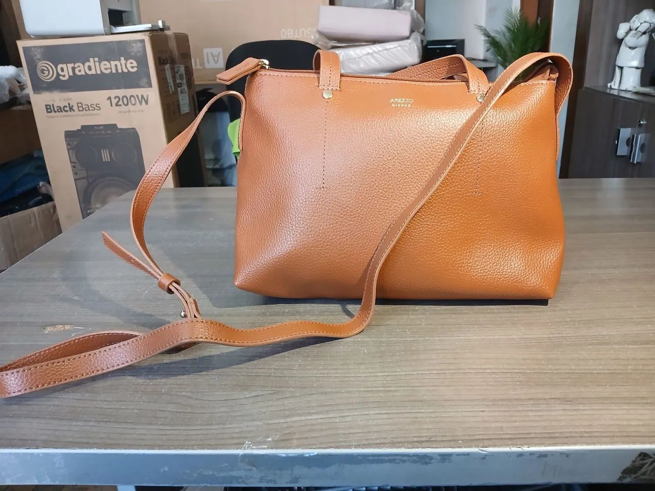 Bolsa Tote marrom Arezzo (Grande)