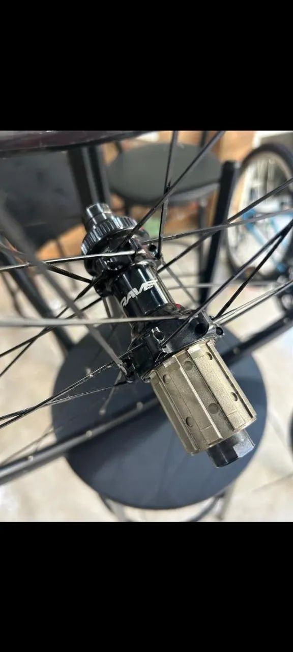 Rodas Brave Disc Speed Road 12v Preta - Foto 3