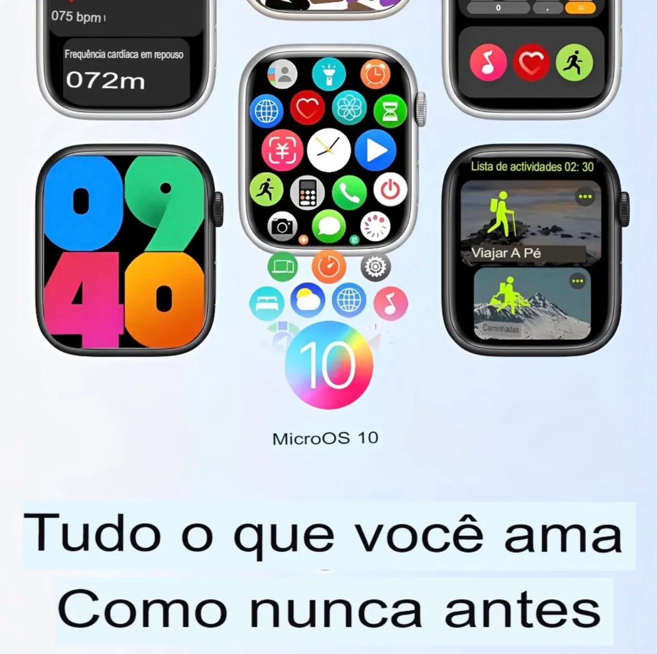 Smartowath Microwear Watch 9 pro com 1gb de memória interna  - Foto 5