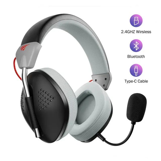Headset Gamer Havit Gamenote Fuxi H4, BT/2.4hz Type-c, 12x 24,67 - Foto 4