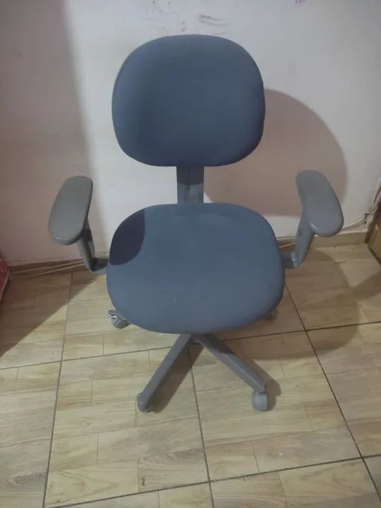 Cadeira de Escritório Giratória Azul