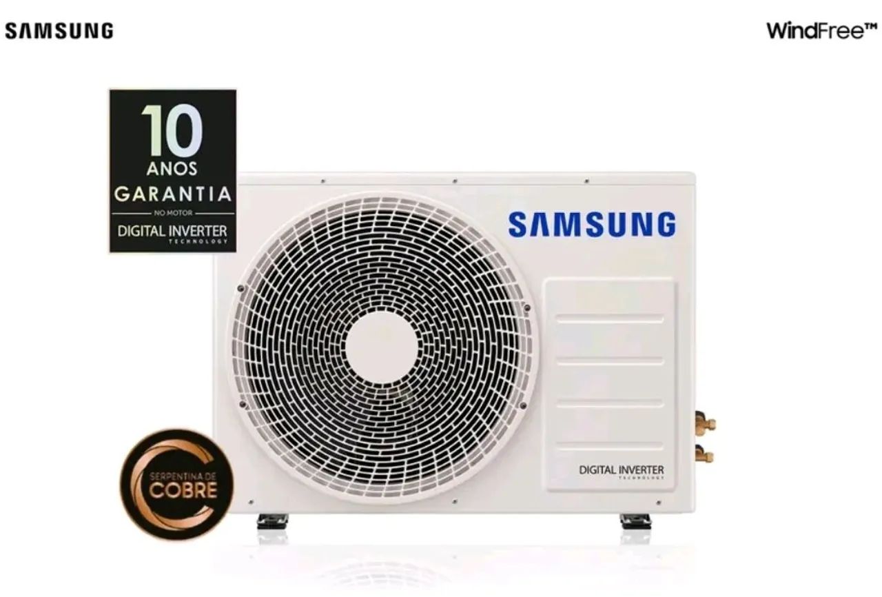 Ar condicionado Split Samsung Digital Inverter -<br>9.000 BTUs Q/F WindFree AR09ASHABWKNAZ - Foto 2