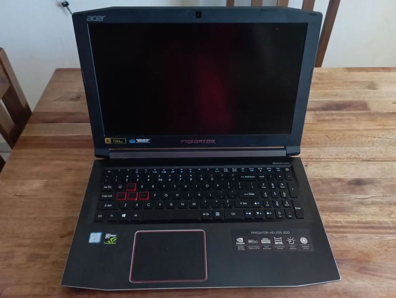 Notebook gamer Acer Helios 300 i7-32 gb ram-gtx1060 - Foto 2