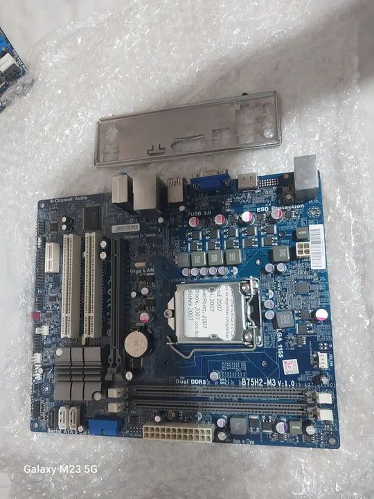 Placa-Mãe Intel 1155 .B75H2-M3 130. reais - Foto 2