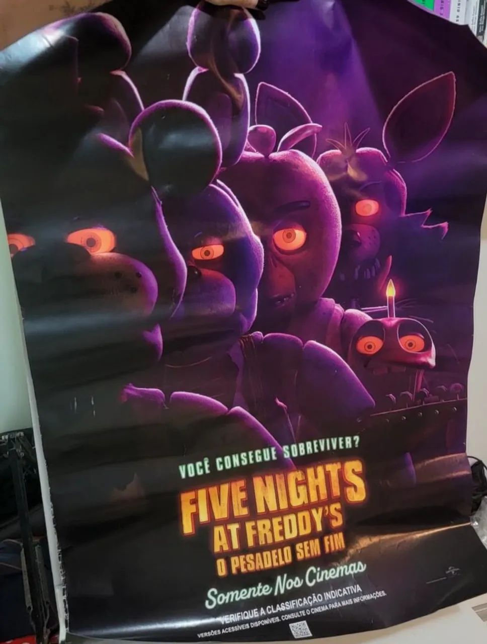 Five Nights at Freddy's: O Pesadelo Sem Fim - Pôster Original Cinema