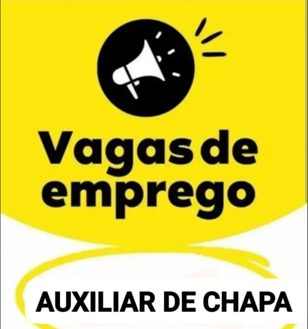 *VAGA PARA AUXILIAR DE CHAPA*