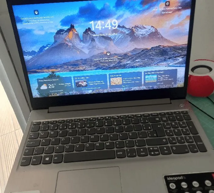 Lenovo IdeaPad 3 15IIL05 / Perfeito para tarefas do dia a dia!<br>