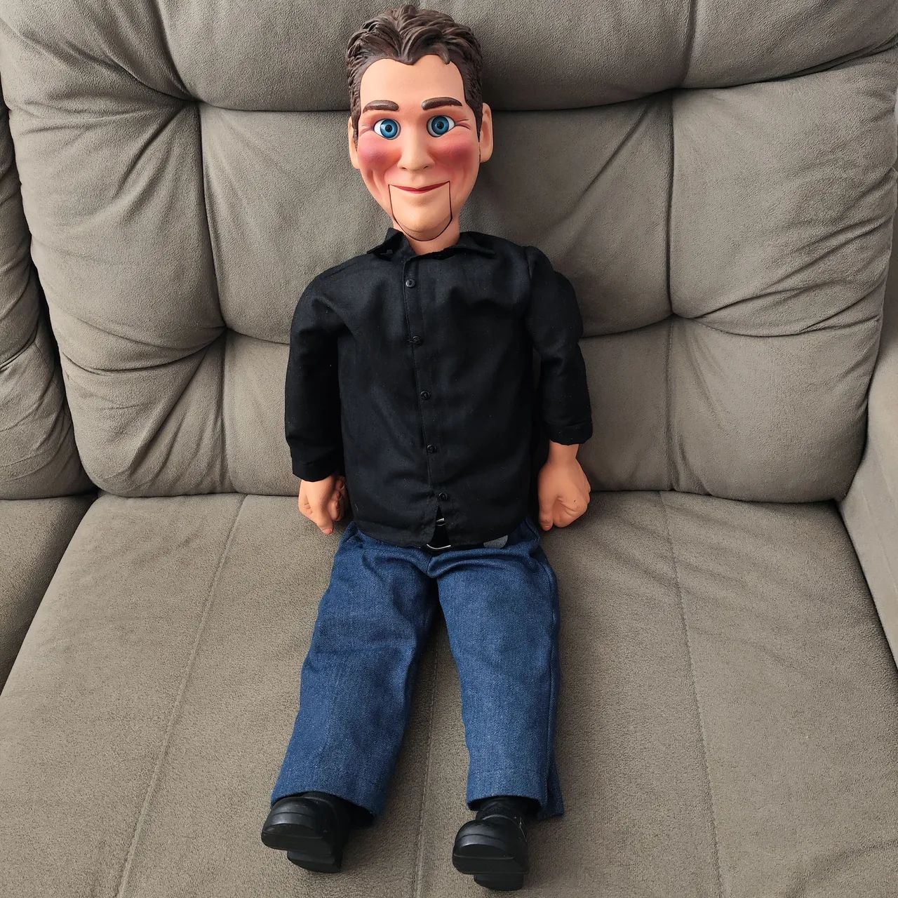 Boneco de ventríloquo Little Jeff completo - Raridade!