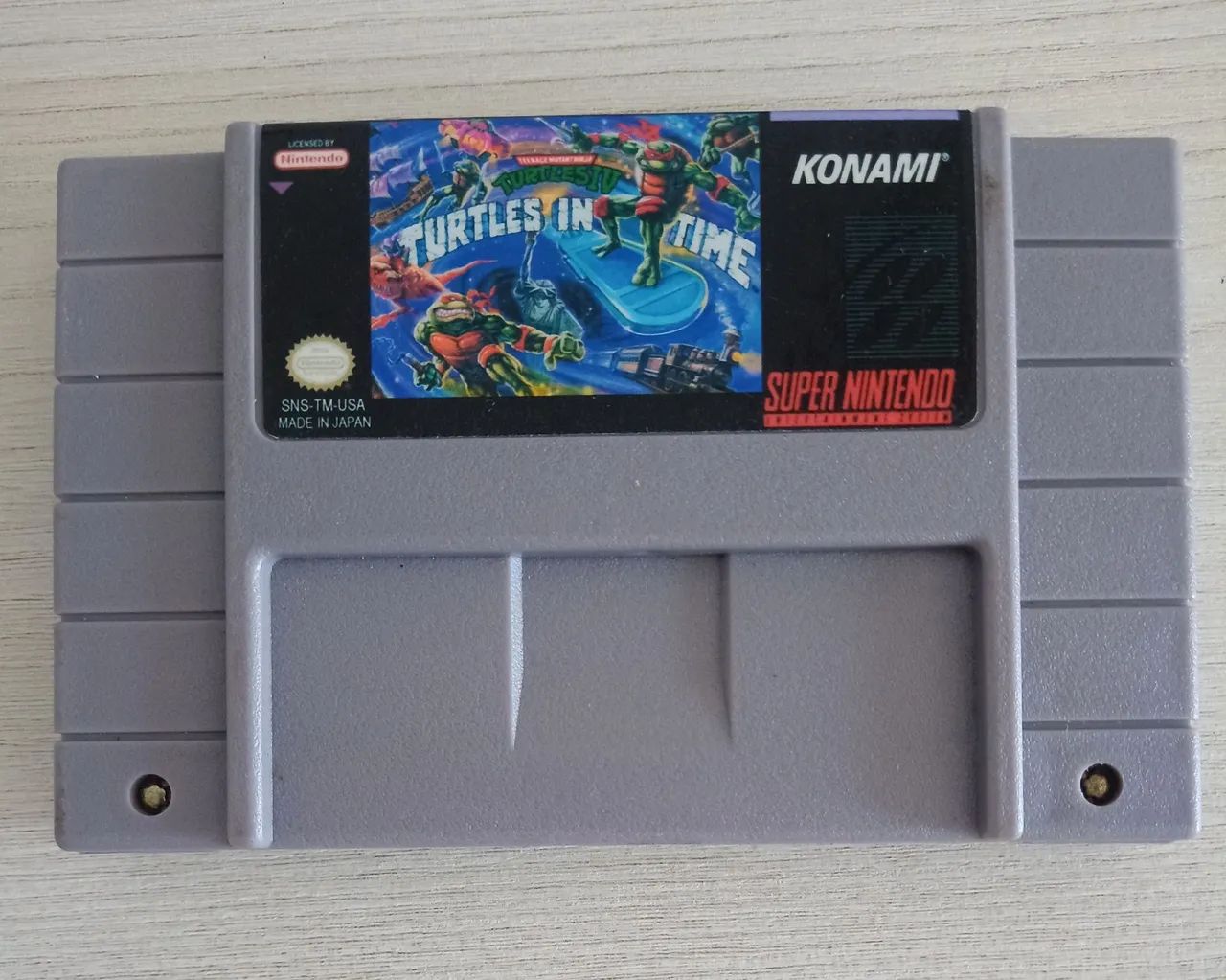 Cartucho Tartaruga Ninja para Super Nintendo 