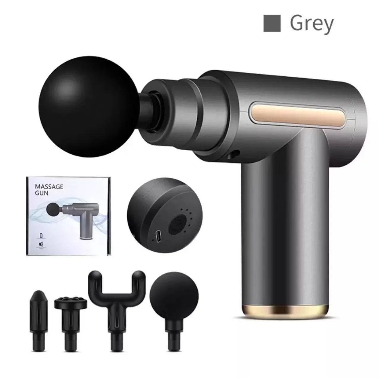 Pistola de Massagem Muscular - Relaxamento e Recuperação - Novo