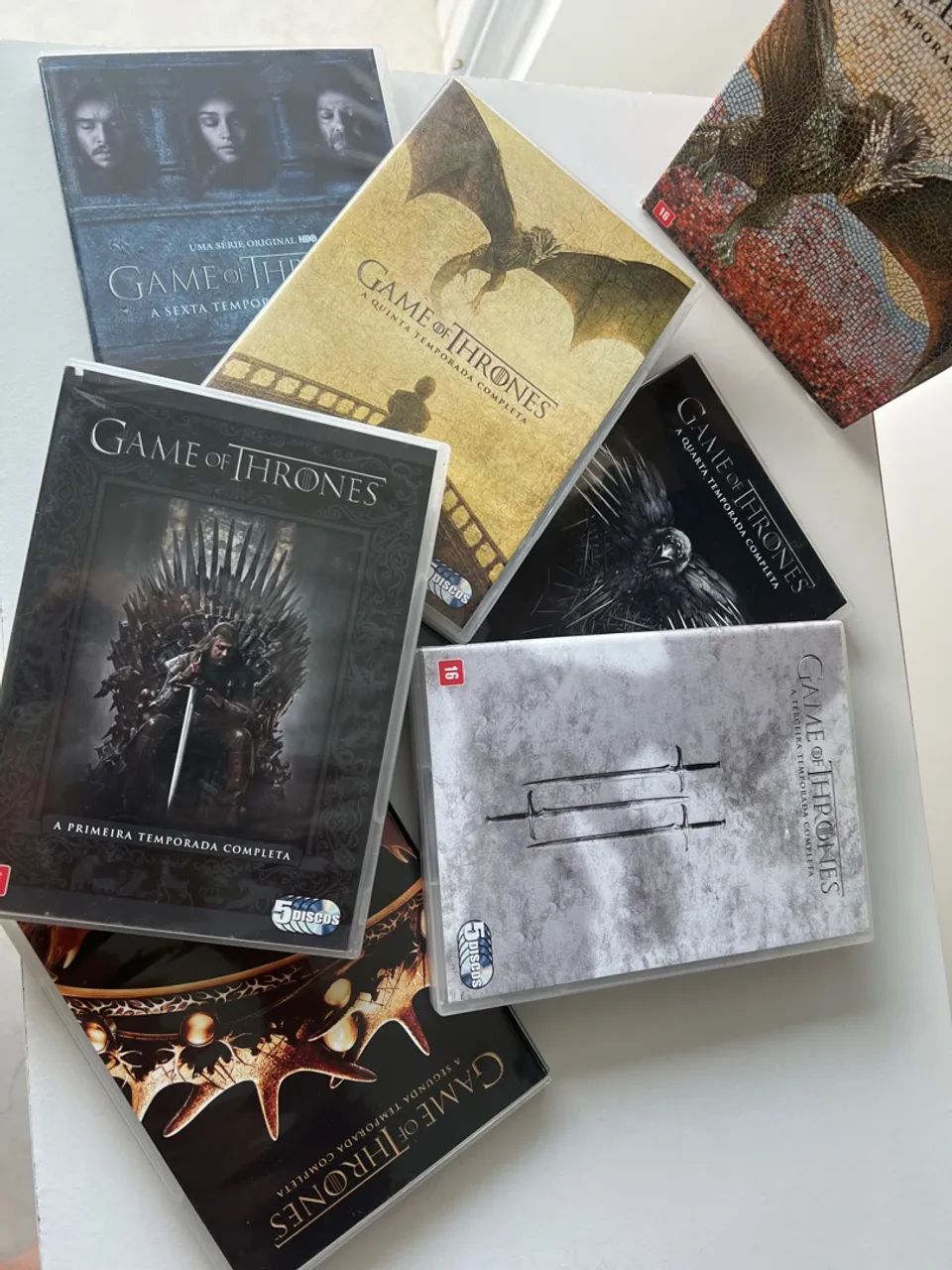 Box DVD Game of Thrones - Temporadas Completas 1-6 (Seminovo) - DVD ...