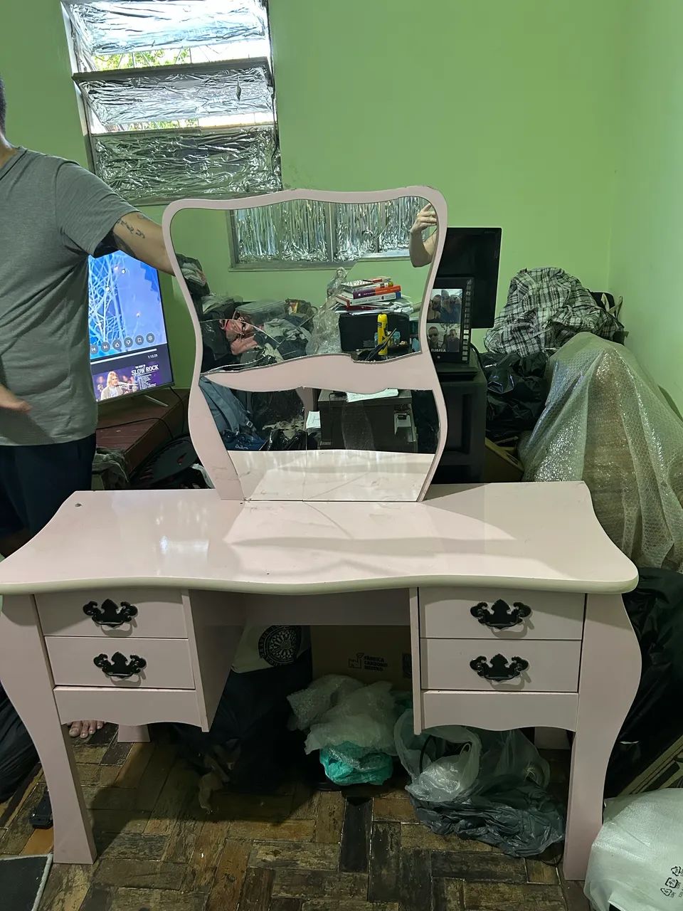 Penteadeira Rosa - Viggore64861633314051123