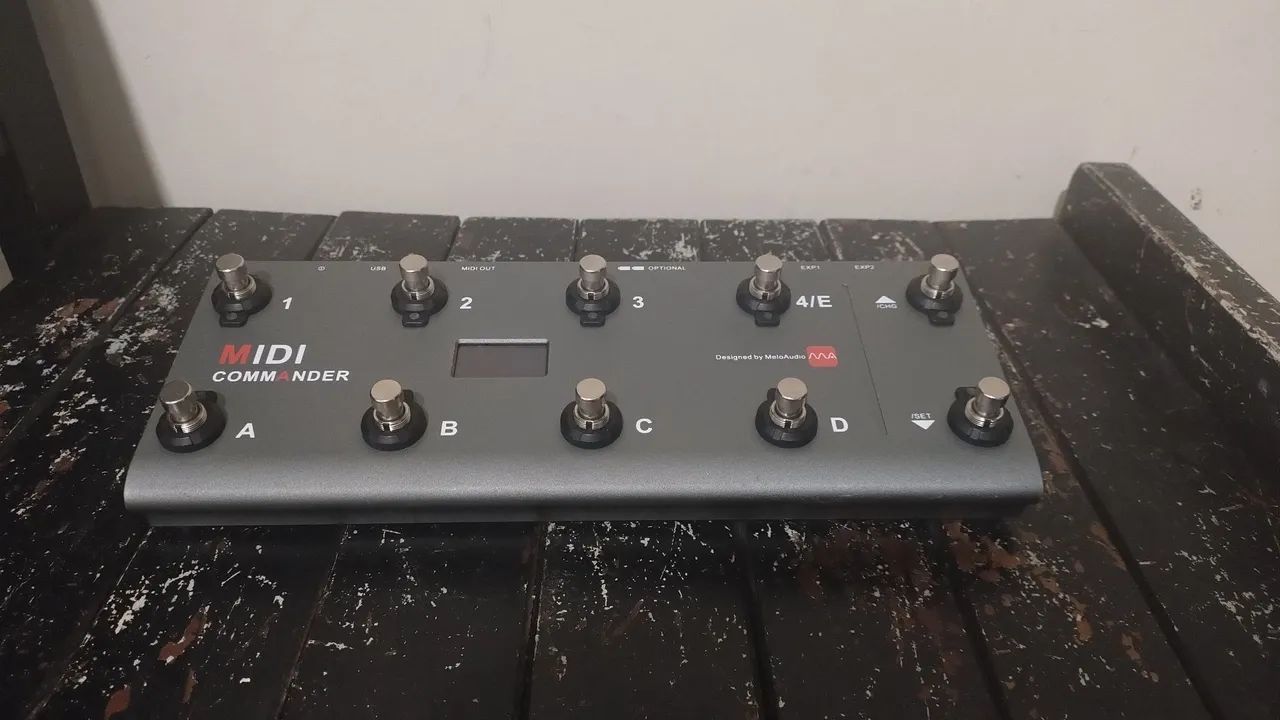 Midi Commander MeloAudio | Pedal MIDI Controlador - Equipamentos e