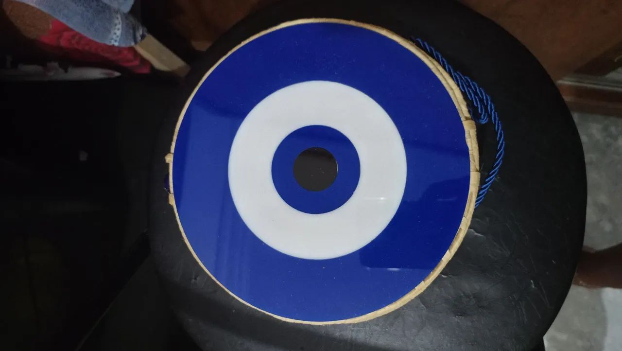 Bolsa de palha, olho grego  - Foto 2